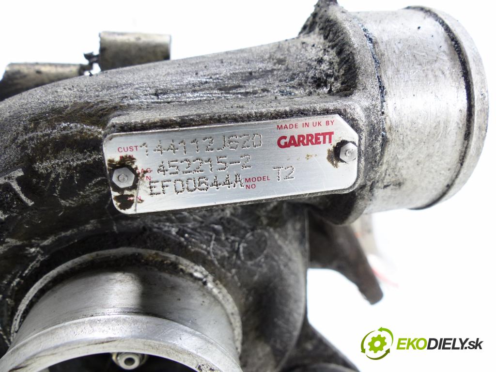 Nissan Primera P11 1996-2002 2.0 TD 90 HP  66 kW 2000 cm3  Turbodúchadlo,turbo  (Turbodúchadlá (kompletné))