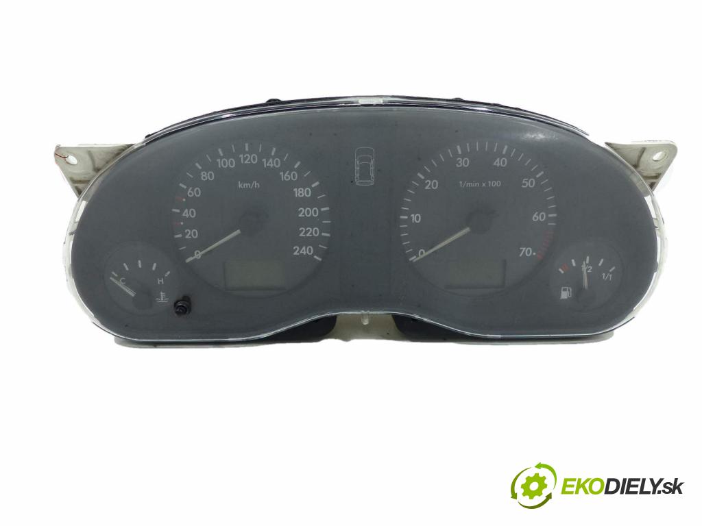 Vw Sharan I 1995-2010 2.8 VR6 174 HP  128 kW 2800 cm3  Prístrojovka  (Prístrojové dosky, displeje)