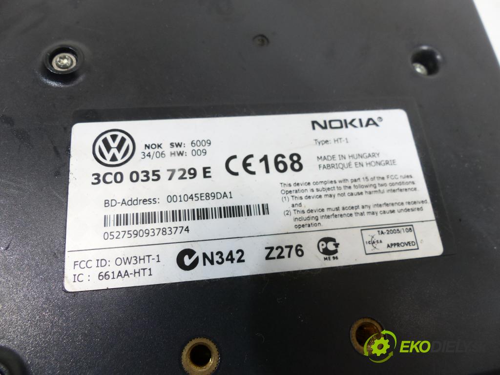 Vw Passat B6 2005-2010 2.0 TDI 140 HP  103 kW 2000 cm3  Modul Riadiaca jednotka  (Ostatné)