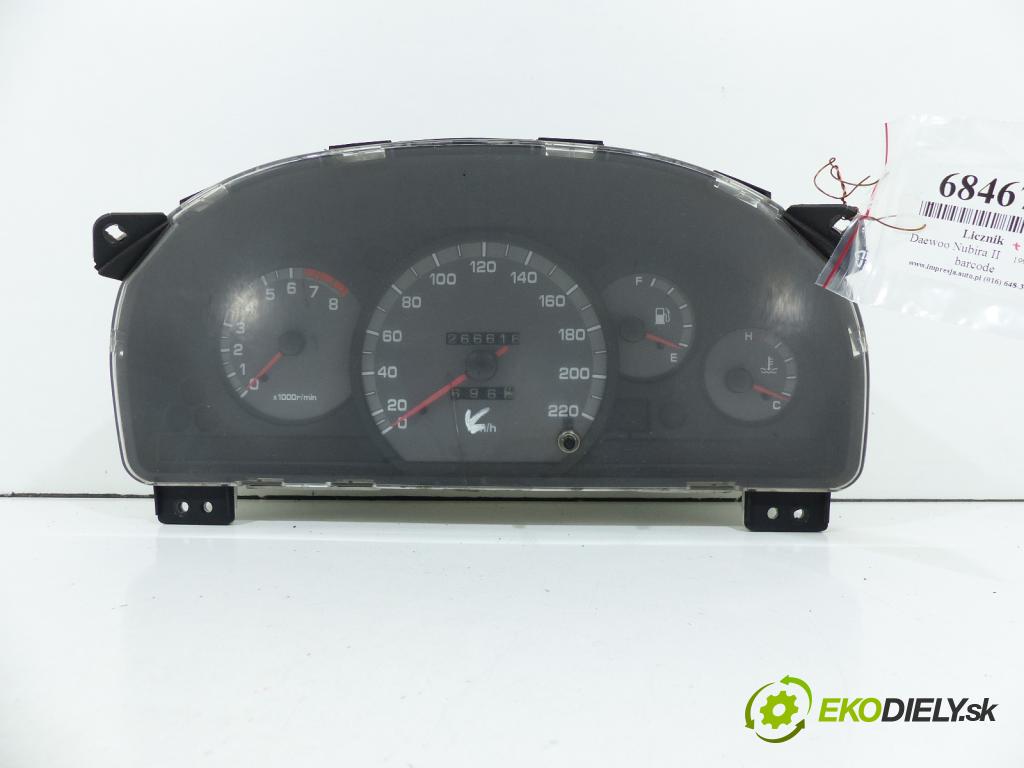 Daewoo Nubira II 1999-2003 2.0 16V 133 hp  98 kW 2000 cm3  prístrojovka  (Přístrojové desky, displeje)