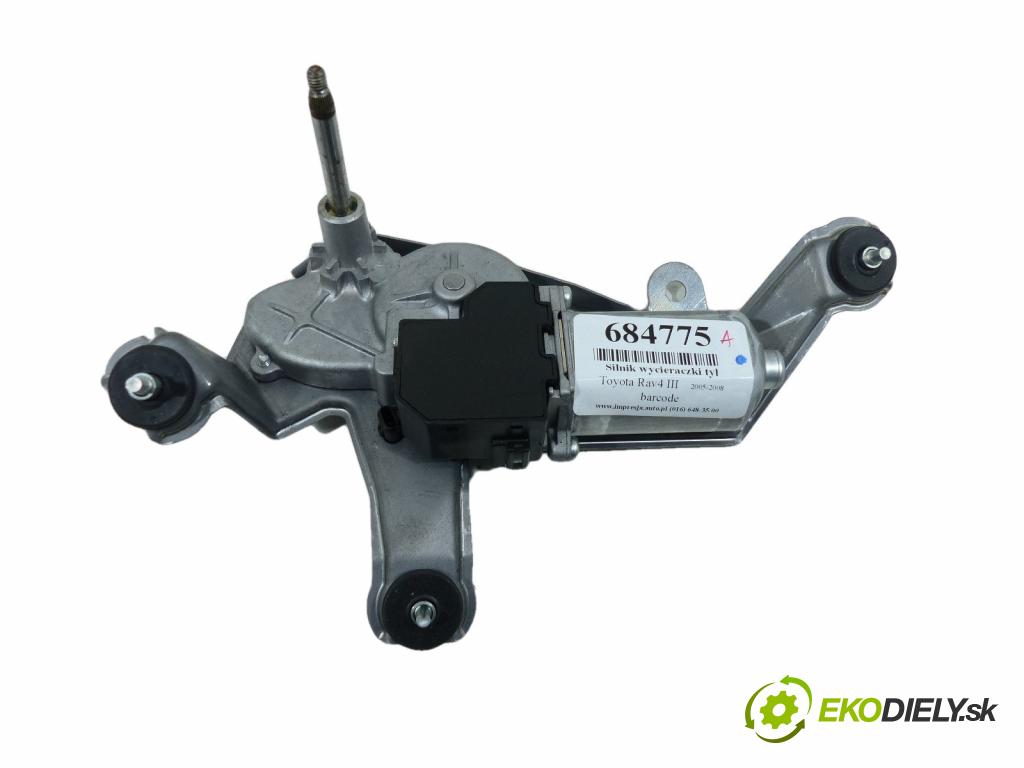 Toyota Rav4 III 2005-2012 2.4 16V VVTI 165 HP  121 kW 2400 cm3  Motor stierače zad