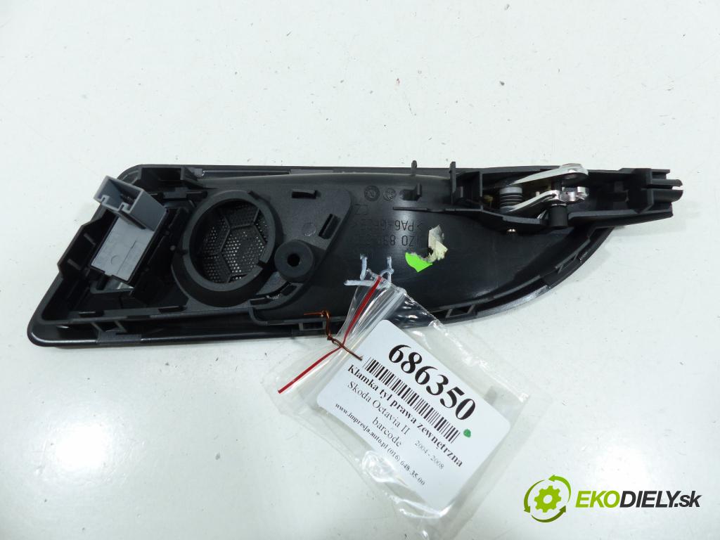 Skoda Octavia II 2004-2013 1.8 TSI 16V 160 HP  118 kW 1800 cm3  Kľučka zad pravá vonkajšia  (Ostatné)