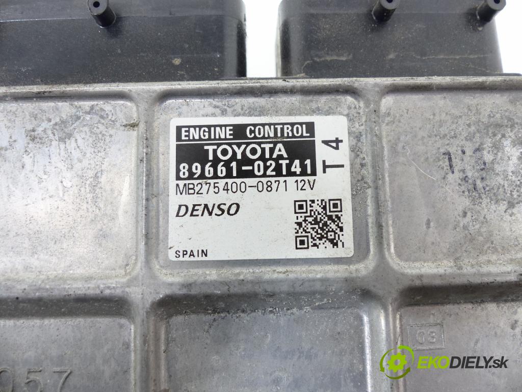 Toyota Corolla E15 2007-2014 1.6 16V 132  HP  97 kW 1600 cm3  Jednotka riadiaca