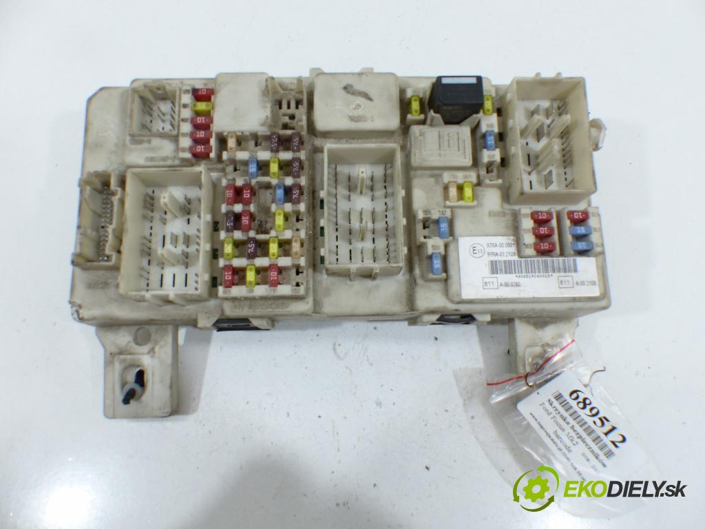 Ford Focus Mk2 2004-2011 1.8 TDCI 116 HP  85 kW 1800 cm3  Skrinka poistková  (Poistkové skrinky)