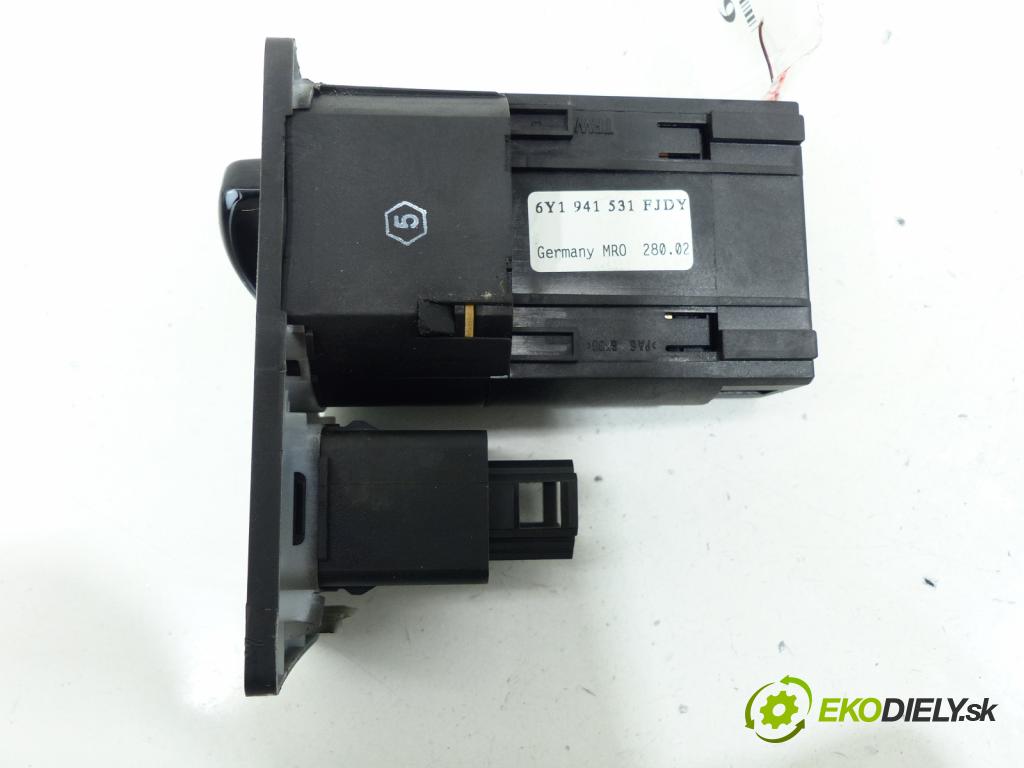 Skoda Fabia I 1999-2007 1.4 MPI 8V 1400 cm3 Prepínač 6Y1941531