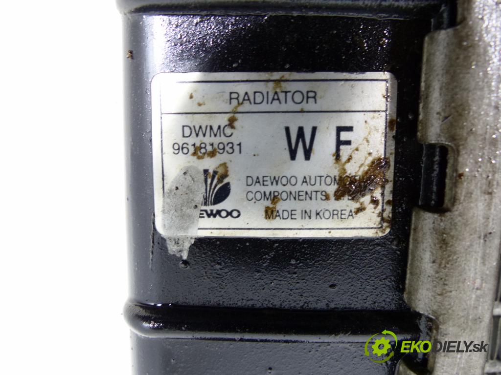 Daewoo Nubira 1997-1999 1.6 16V   1600 cm3  Chladič  (Chladiče)