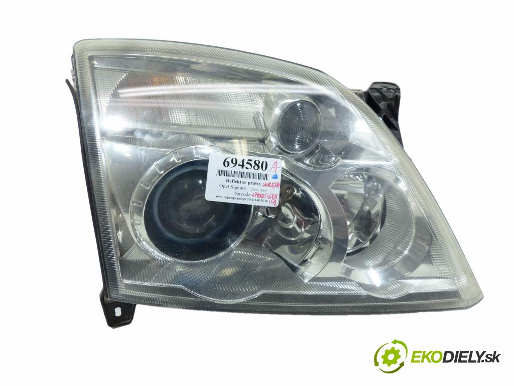 Opel Signum 3.0 CDTI V6 177 HP  130 kW 3000 cm3  Svetlomet pravy  (Pravé)