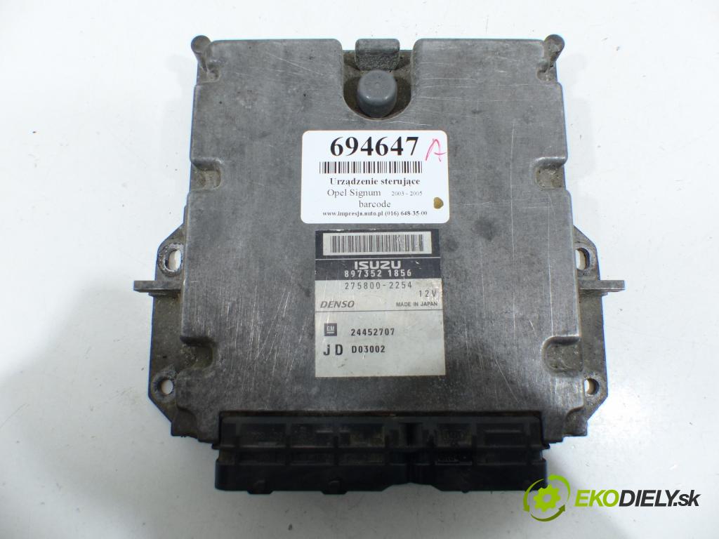 Opel Signum 3.0 CDTI V6 177 hp  130 kW 3000 cm3  jednotka řídící