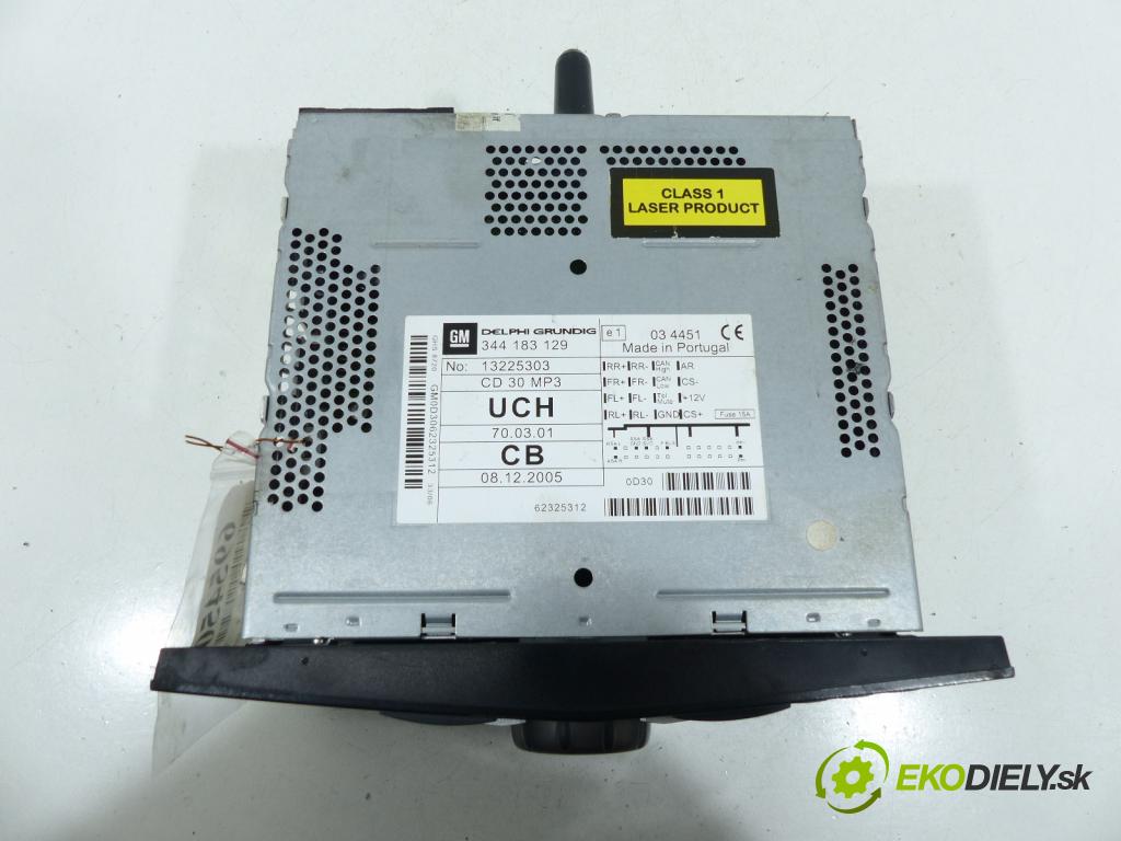 Opel Corsa D 2006-2014 1.4 16V 90 HP  66 kW 1400 cm3  RADIO  (Audio zariadenia)