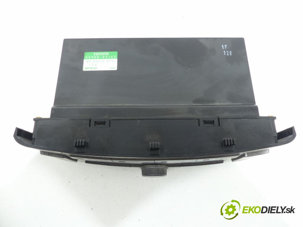 Toyota Avensis II T25 2003-2008 2.0 D4D 116 HP  85 kW 2000 cm3  - Panel kúrenia