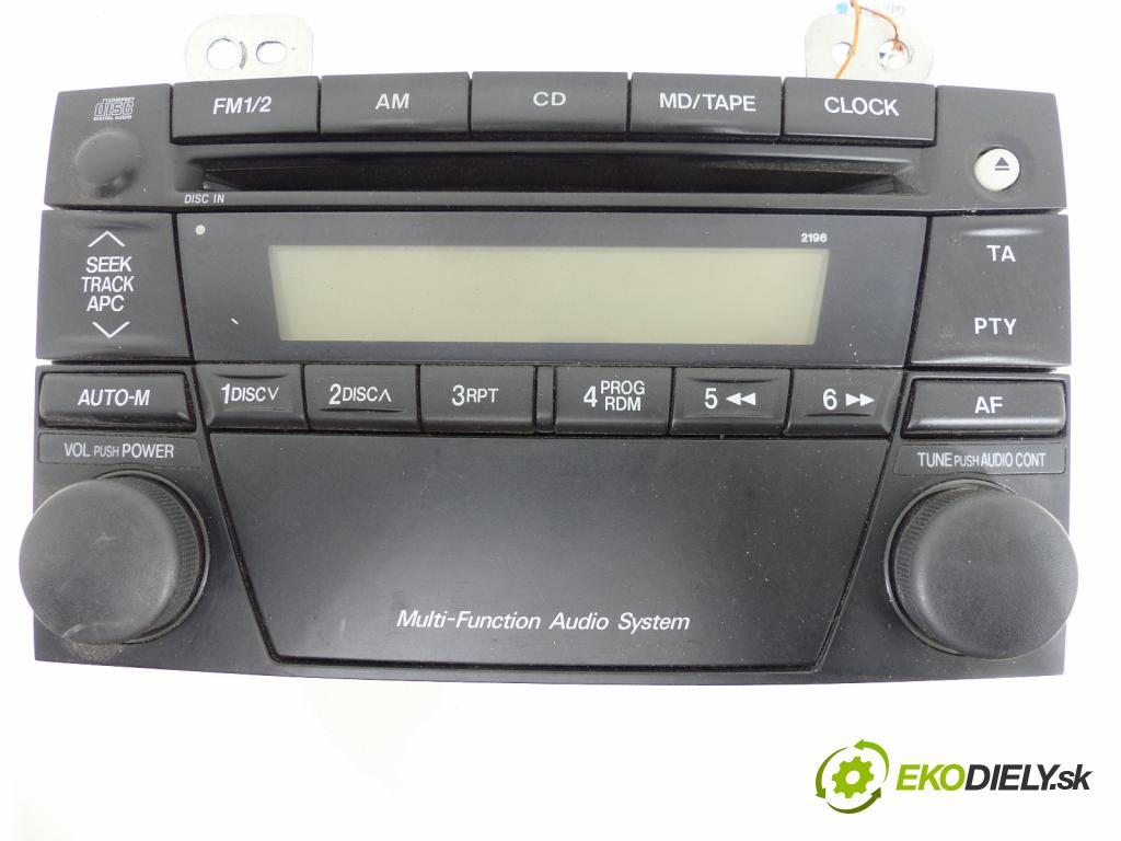 Mazda Mpv II 1999-2006 2.0 - 136 HP  100 kW 2000 cm3  RADIO  (Audio zariadenia)