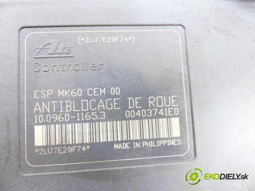 Citroen C5 2001-2008 2.0 HDI 136 HP  100 kW 2000 cm3  Pumpa ABS  (Pumpy ABS)