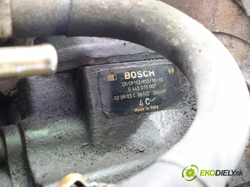 Alfa romeo 156 1.9 JTD 116 hp  85 kW 1900 cm3  pumpa vstřikovací  (Vstřikovací čerpadla)