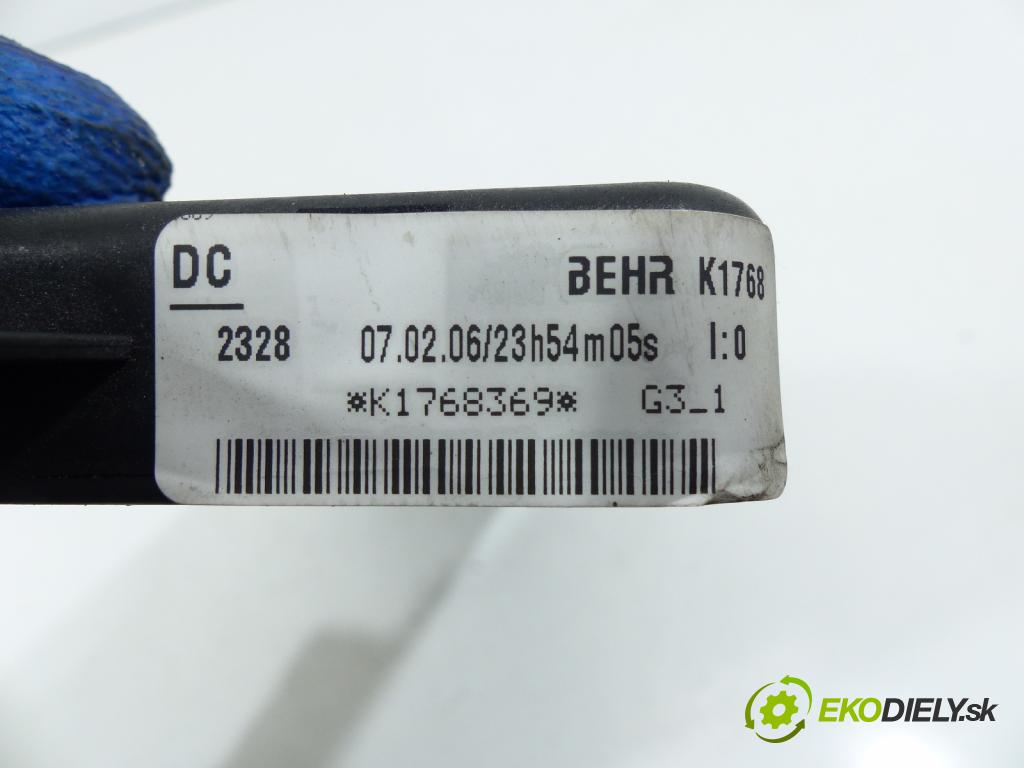 Chrysler 300c 3.0 CRD V6 218 hp  160 kW 3000 cm3  topné těleso radiátor topení  (Radiátory topení)