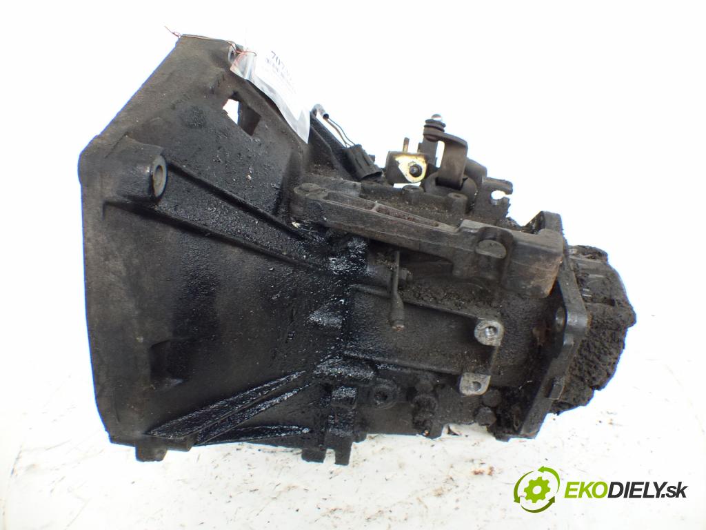 Fiat Brava I 1995-2001 1.9 TD 75 hp  55 kW 1900 cm3  převodovka - manuální