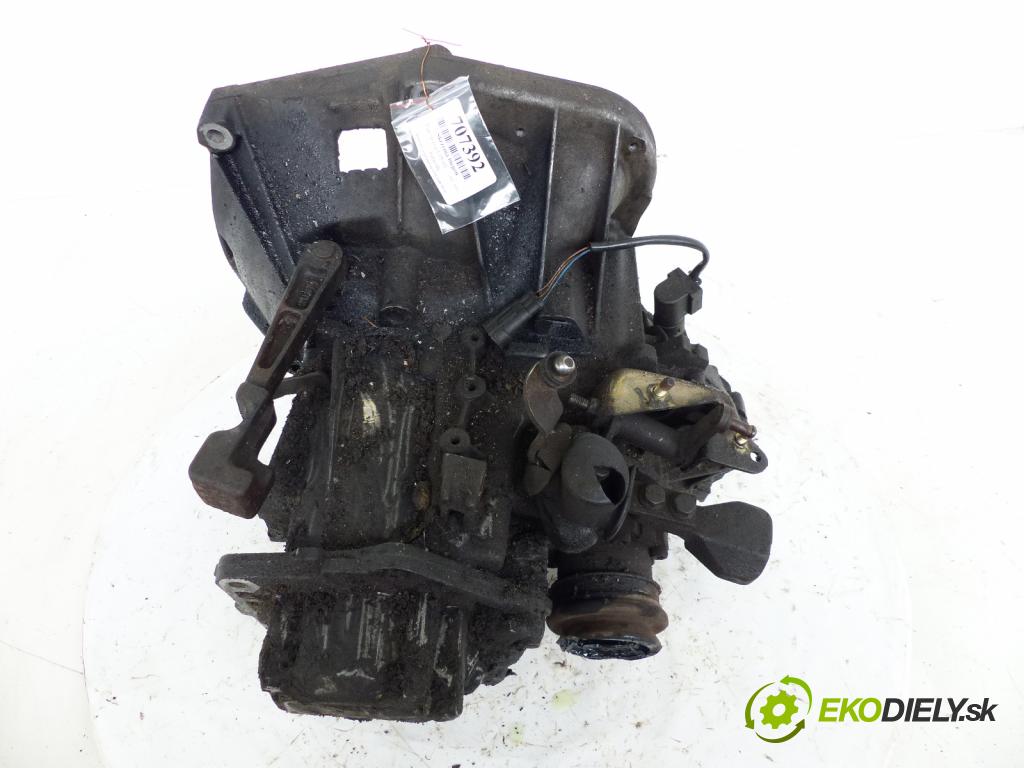 Fiat Brava I 1995-2001 1.9 TD 75 hp  55 kW 1900 cm3  převodovka - manuální