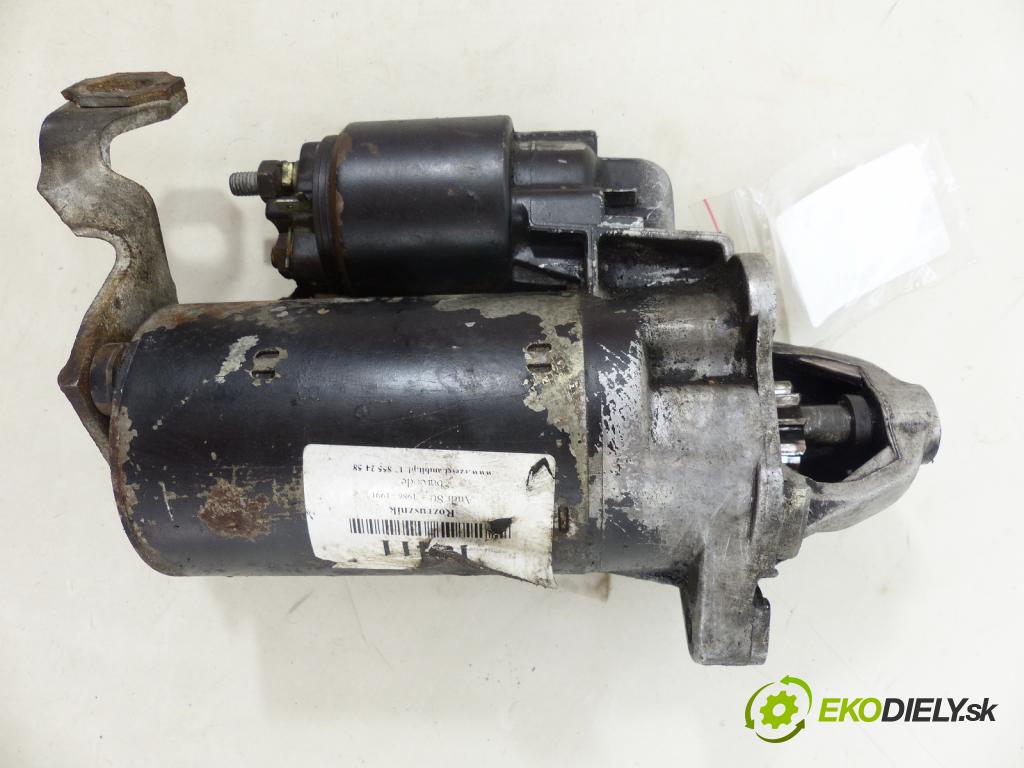 Audi 100 C3 1982-1991 1.8 8V 90 HP  66 kW 1800 cm3  Štartér  (Štartéry)