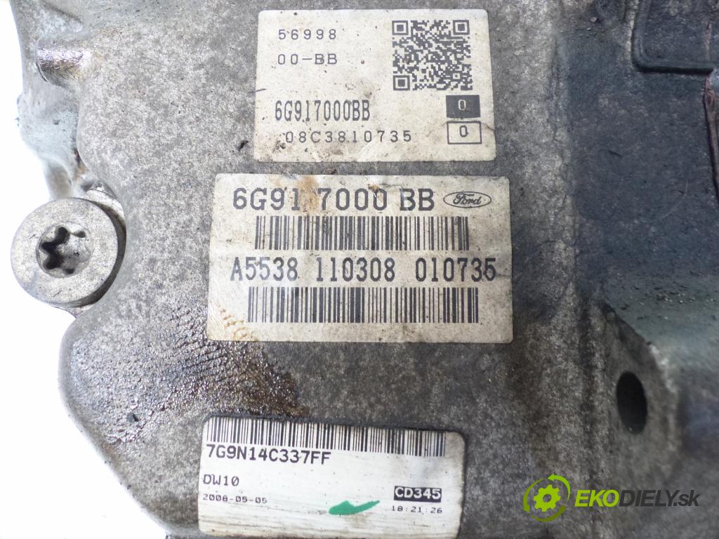 Ford Mondeo Mk4 2007-2014 2.0 TDCI 131 hp  96 kW 2000 cm3  převodovka - automat
