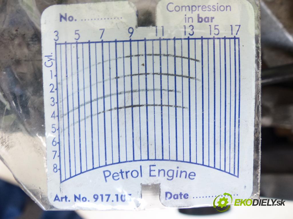 Opel Astra II 1998-2009 1.4 16V 90 HP  66 kW 1400 cm3  Motor benz. X14XE