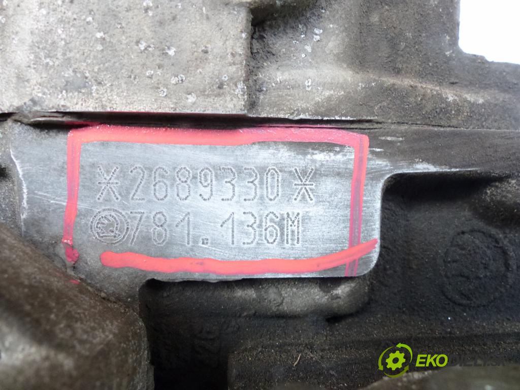 Skoda Felicia 1.3 8V 68 HP  50 kW 1300 cm3  Motor benz.