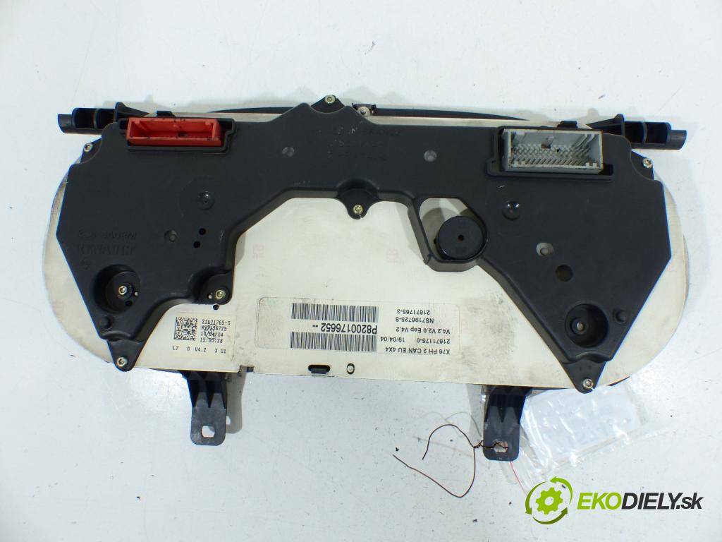 Renault Kangoo I 1998-2008 1.5 DCI 65 hp  48 kW 1500 cm3  prístrojovka  (Přístrojové desky, displeje)