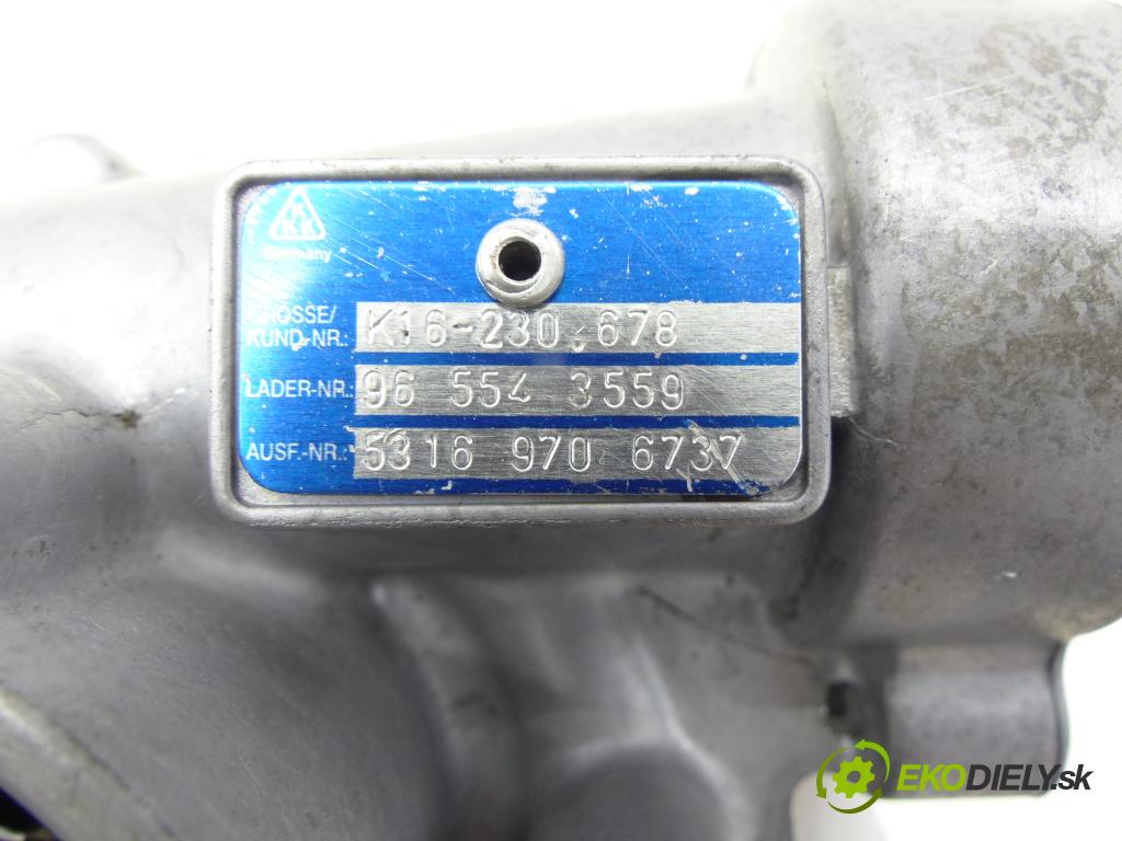 Fiat Ducato 1994-2006 2.5 TD 84 HP  62 kW 2500 cm3  Turbodúchadlo,turbo 53169706737 (Turbodúchadlá (kompletné))