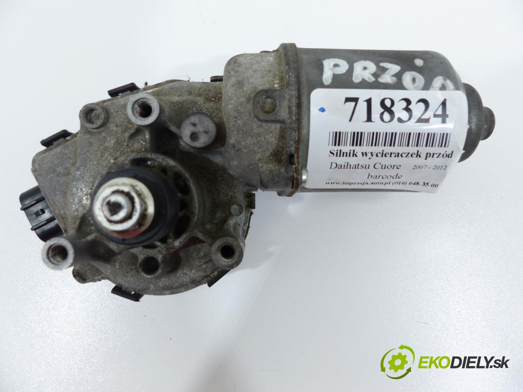 Daihatsu Cuore 1.0 12V 69 hp  51 kW 1000 cm3  motor stěračů přední část 
