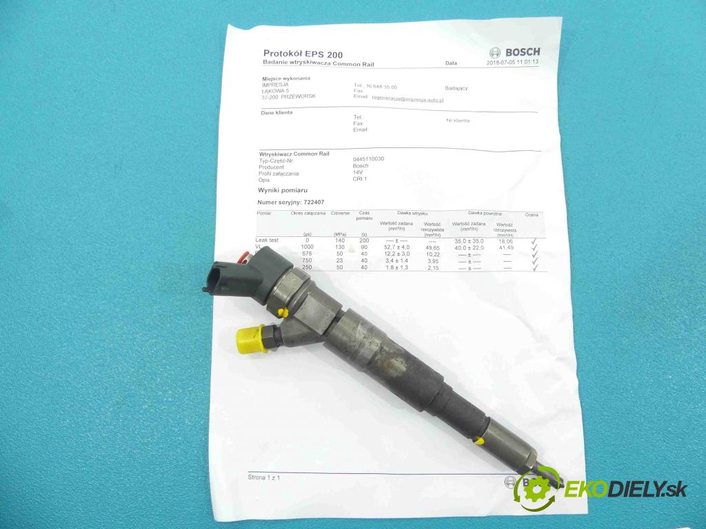 Rover 75 2.0 CDT 116 HP  85 kW 2000 cm3 4- vstrek 0445110030 (Vstrekovače)