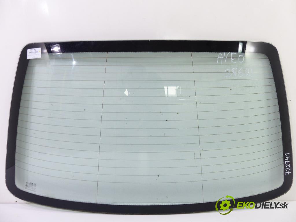 Chevrolet Aveo T250 2006-2011 1.2 8V 72 hp  53 kW 1200 cm3  okno zadní část  (Okna zadní)