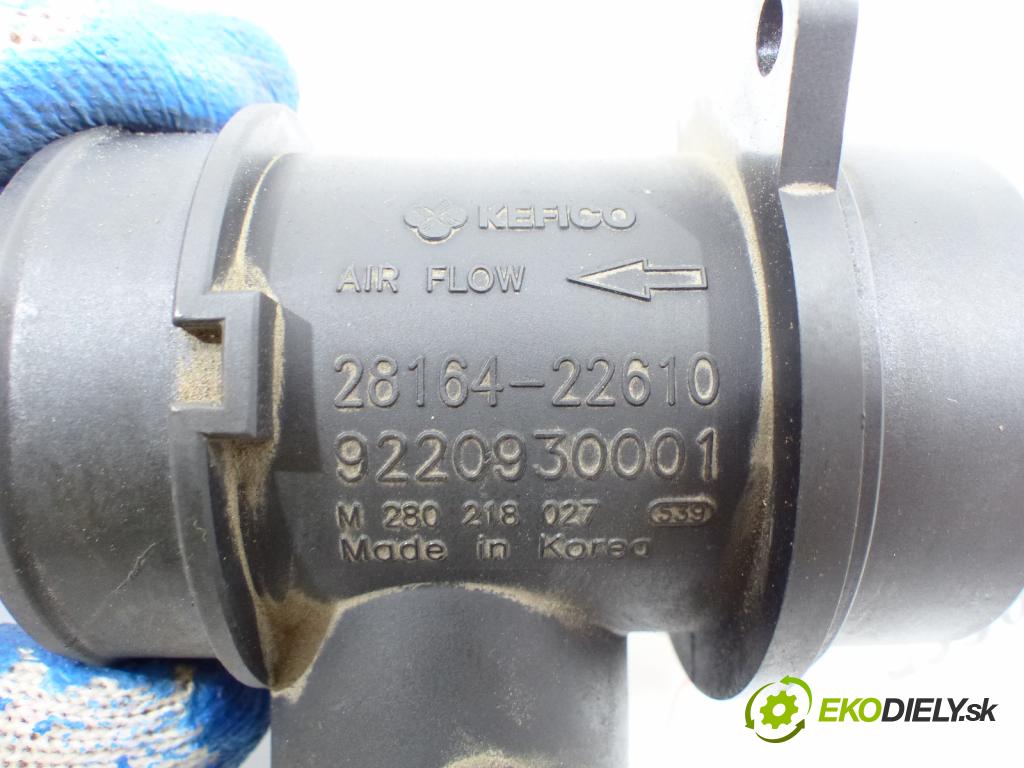 Hyundai Accent II 1999-2005 1.3 12V 86 HP  63 kW 1300 cm3  Váha vzduchu  (Váhy vzduchu)