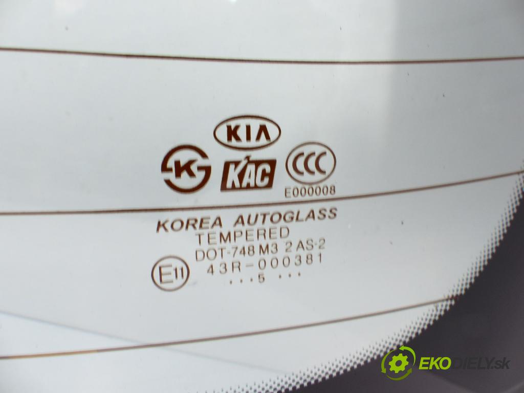 Kia Rio II 2005-2011 1.4 16V 97 hp  71 kW 1400 cm3  okno zadní část  (Okna zadní)