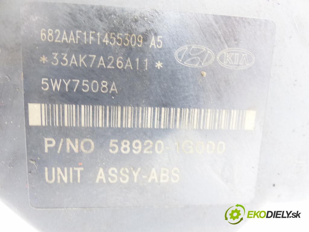 Kia Rio II 2005-2011 1.4 16V 97 HP  71 kW 1400 cm3  Pumpa ABS  (Pumpy ABS)