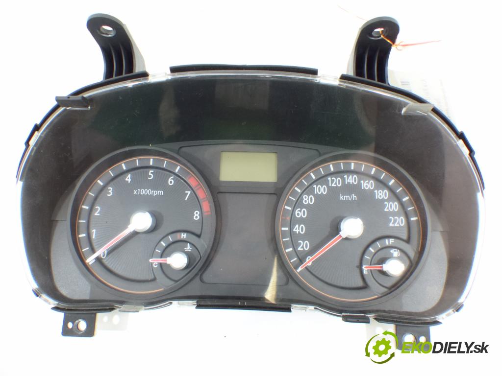 Kia Rio II 2005-2011 1.4 16V 97 hp  71 kW 1400 cm3  prístrojovka  (Přístrojové desky, displeje)