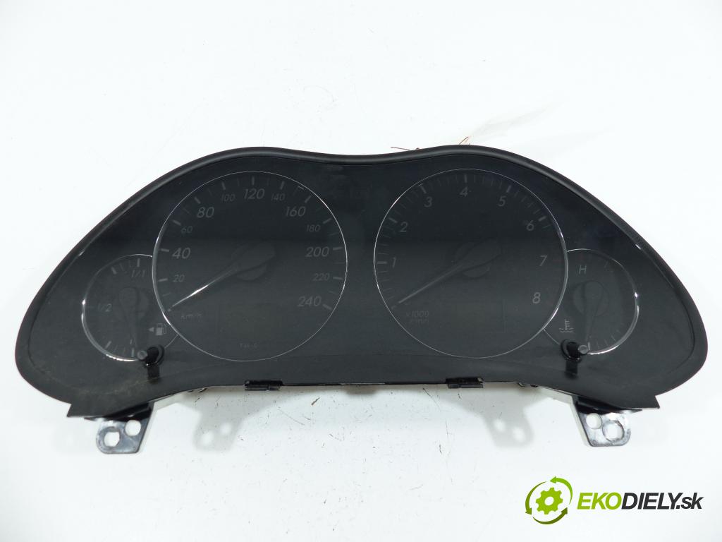 Toyota Avensis II T25 2003-2008 2.0 16V VVTI 147 hp  108 kW 2000 cm3  prístrojovka  (Přístrojové desky, displeje)