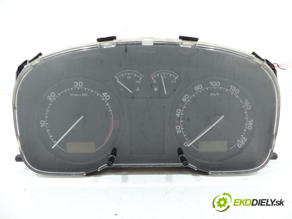 Skoda Octavia I 1996-2010 1.9 TDI 90 hp  66 kW 1900 cm3  prístrojovka  (Přístrojové desky, displeje)