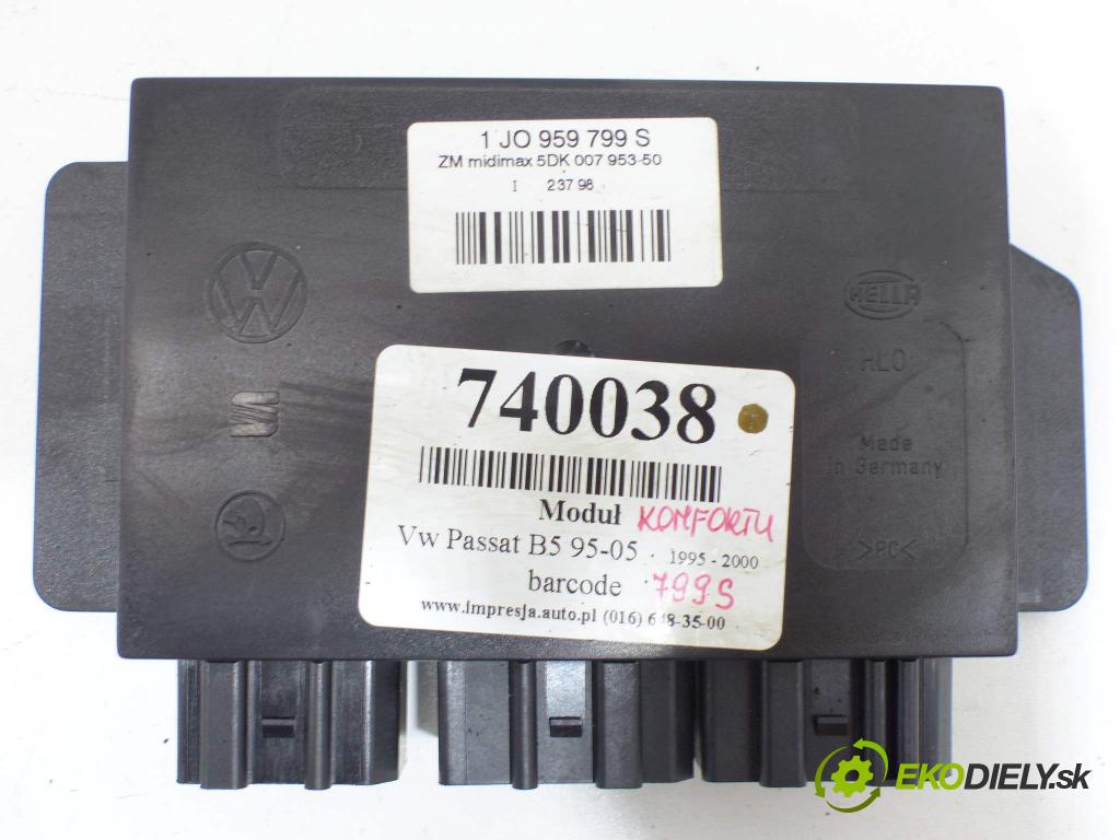 Vw Passat B5 1995-2005 1.9 TDI 110 HP  81 kW 1900 cm3  Modul Riadiaca jednotka  (Ostatné)