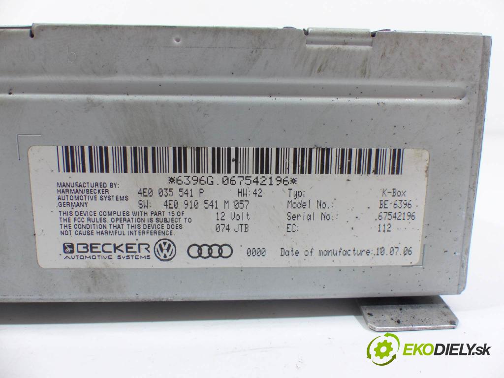 Audi A8 D3 2002-2009 4.2 TDI 326km  240 kW 4200 cm3  Modul Riadiaca jednotka  (Ostatné)
