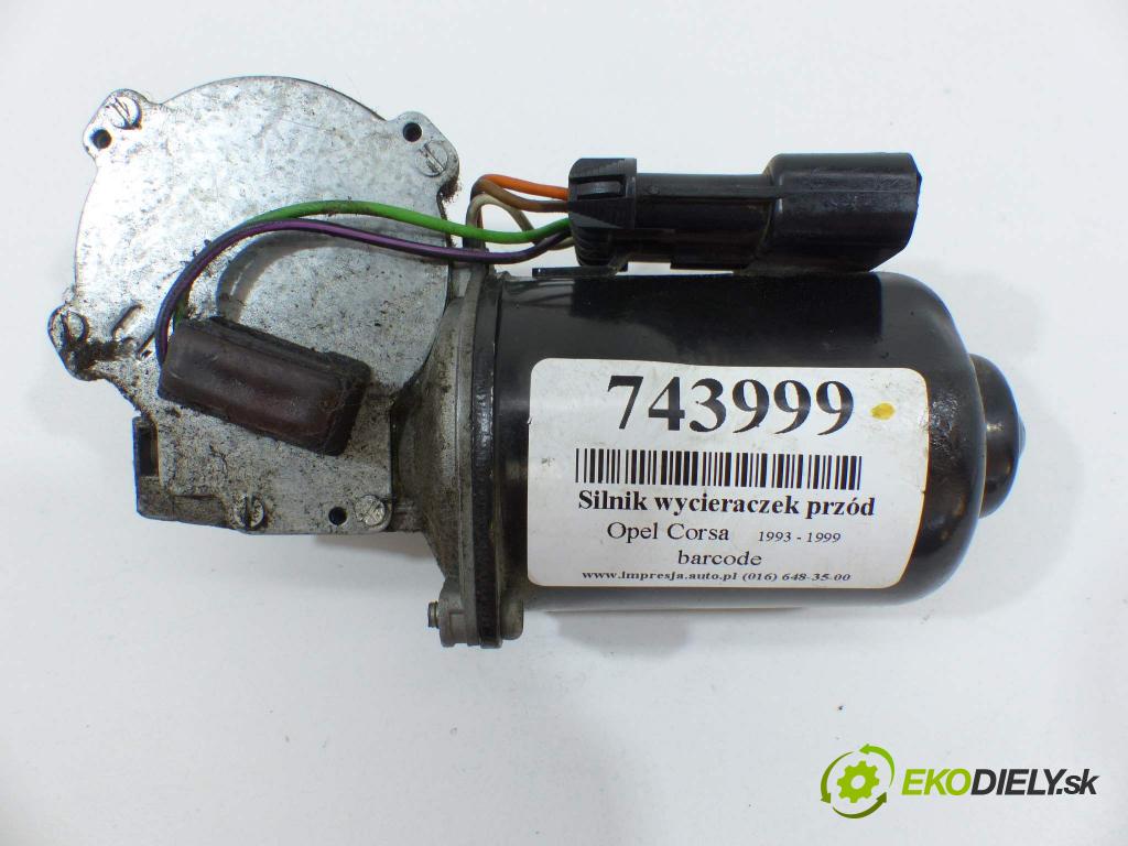 Opel Corsa B 1993-1999 1.2 16V 65 hp  48 kW 1200 cm3  motor stěračů přední část