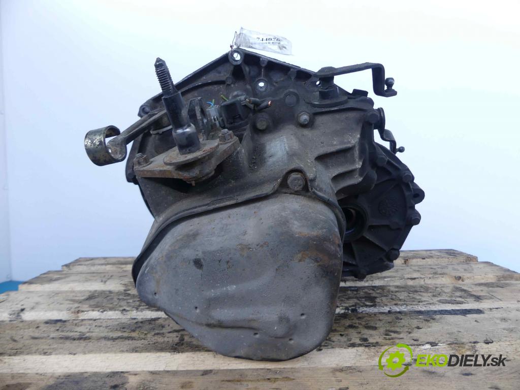 Peugeot 206 1.6 16V 109 HP  80 kW 1600 cm3  Prevodovka - manuálne 20CP09