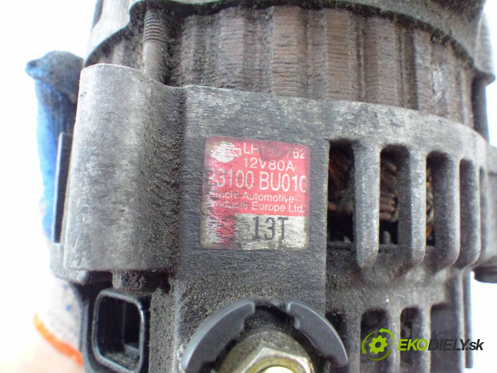 Nissan Almera N16 2000-2006 1.5 16V 90 HP  66 kW 1500 cm3  Alternátor  (Alternátory)