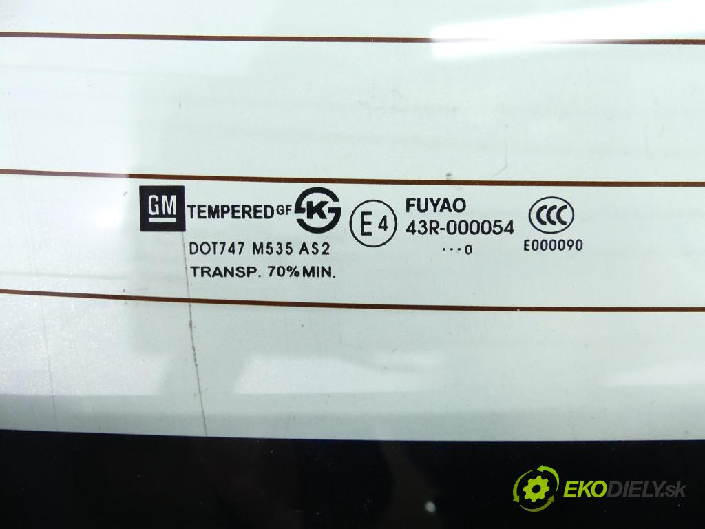 Chevrolet Cruze 2.0 VCDI 125 hp  92 kW 2000 cm3  okno zadní část  (Okna zadní)