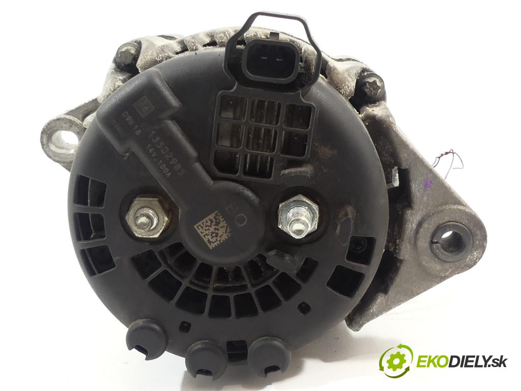 Chevrolet Cruze 1.6 16V 109 HP  80 kW 1600 cm3  Alternátor  (Alternátory)