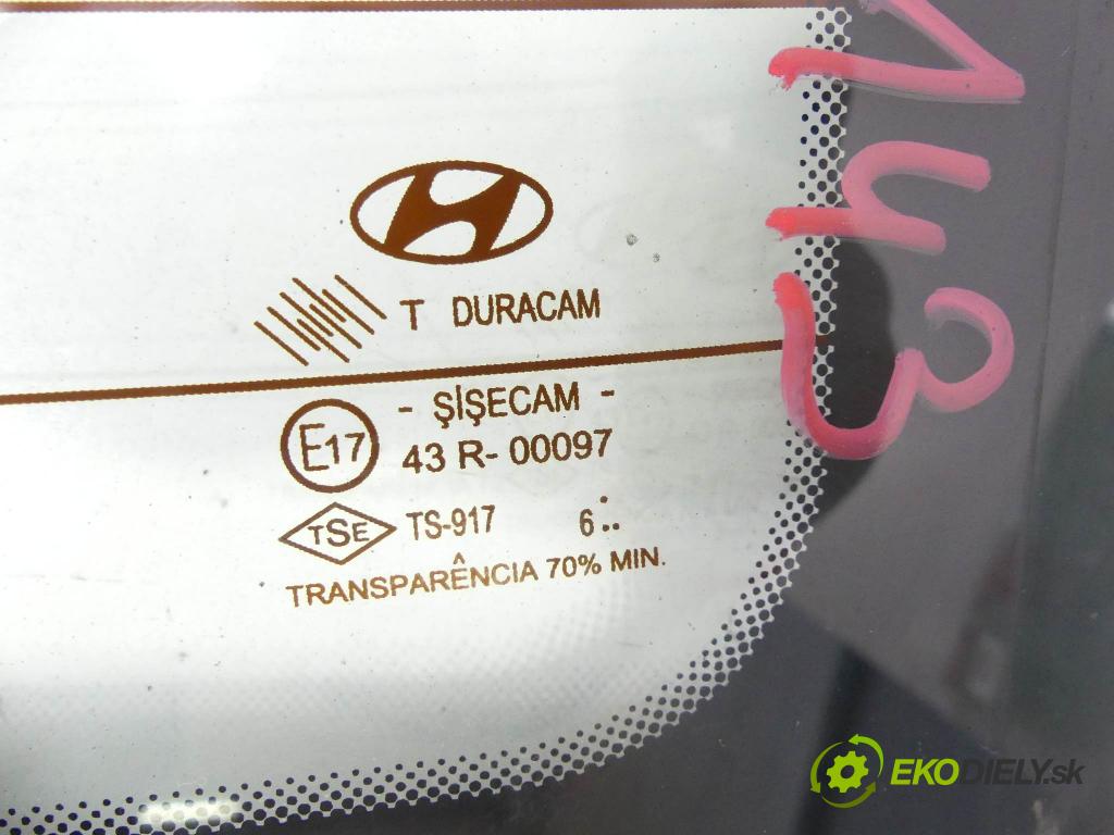 Hyundai Accent III 2005-2010 1.4 16V 97 hp  71 kW 1400 cm3  okno zadní část  (Okna zadní)