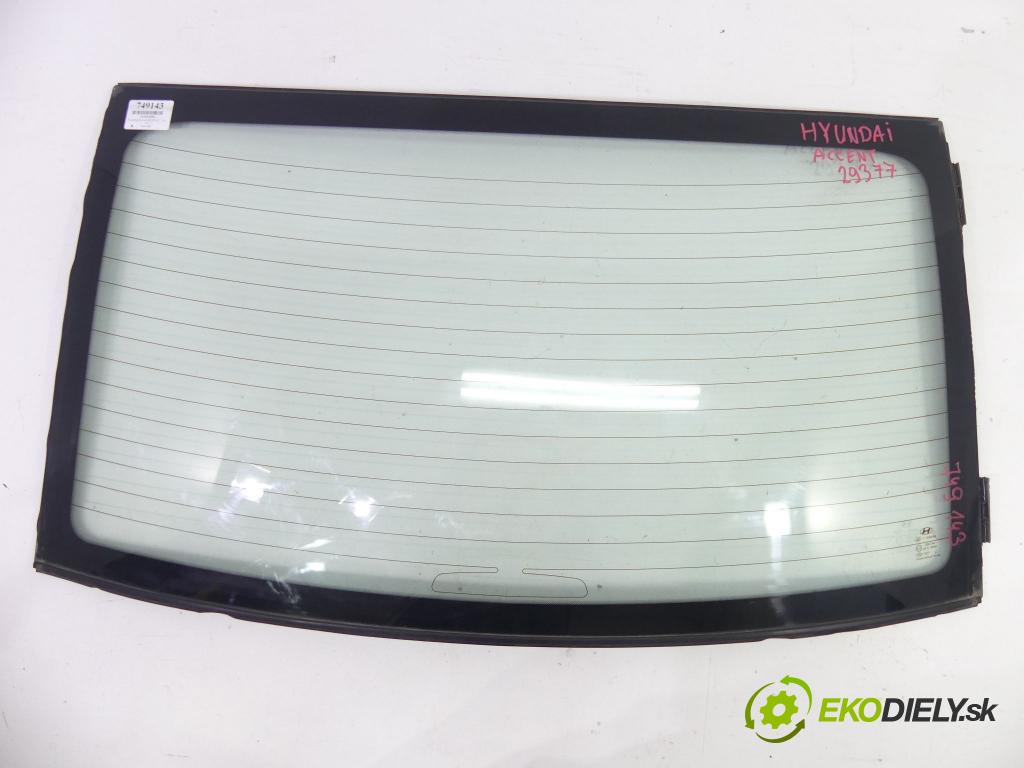 Hyundai Accent III 2005-2010 1.4 16V 97 hp  71 kW 1400 cm3  okno zadní část  (Okna zadní)