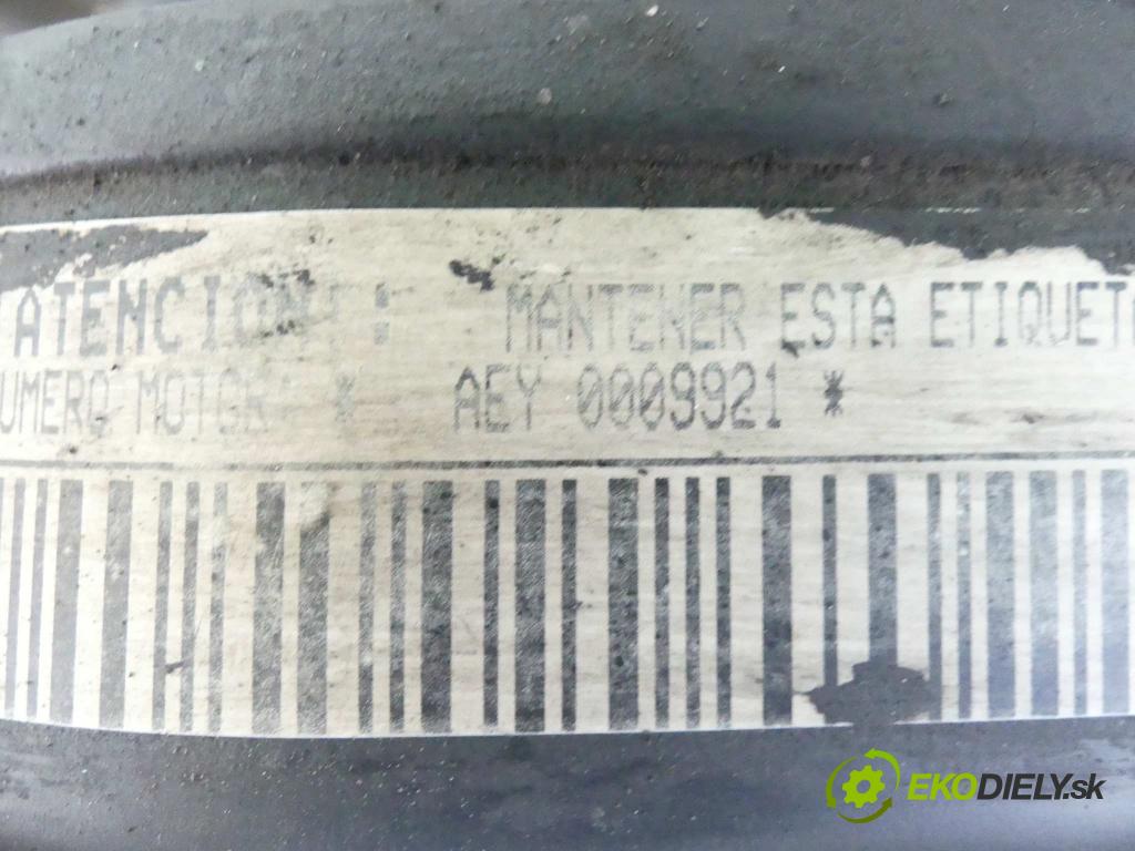 Vw Caddy II 9K 1996-2004 1.9 SDI 64 hp  47 kW 1900 cm3  motor DIESLA