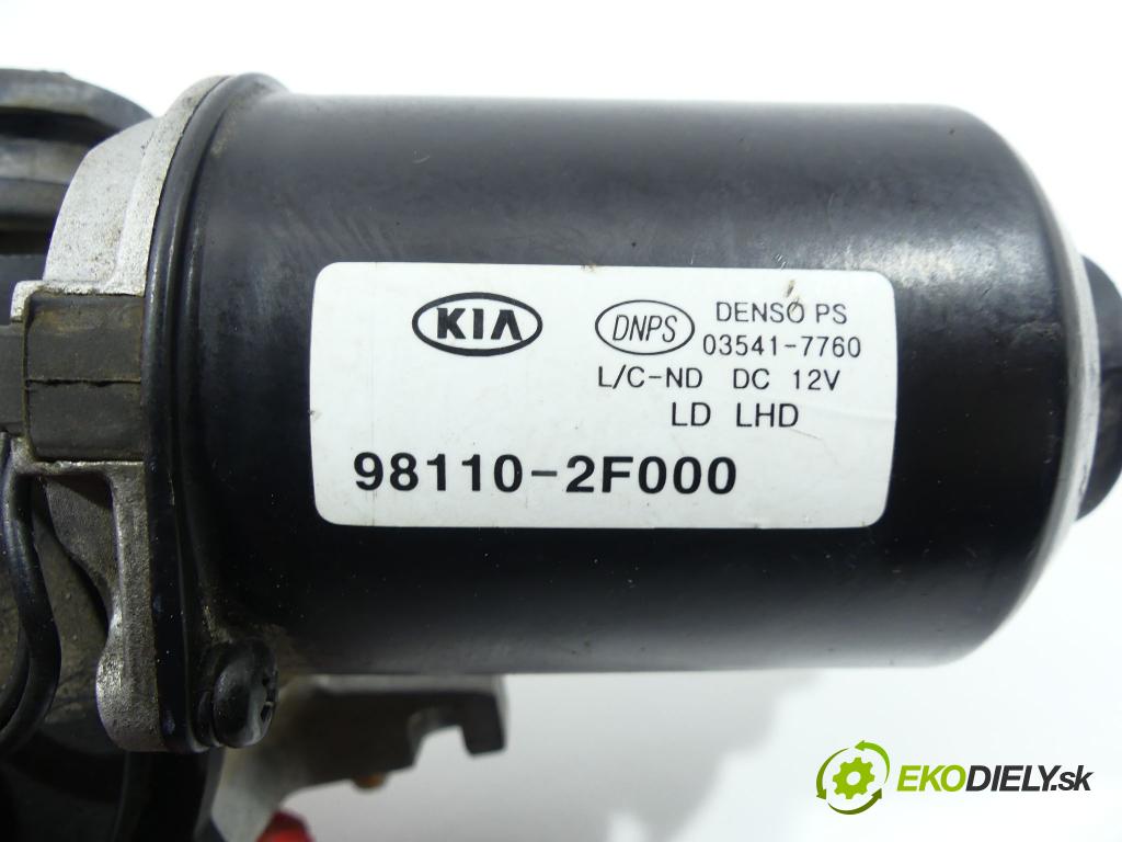 Kia Cerato 2004-2008 2.0 16V 143 hp  105 kW 2000 cm3  motor stěračů přední část