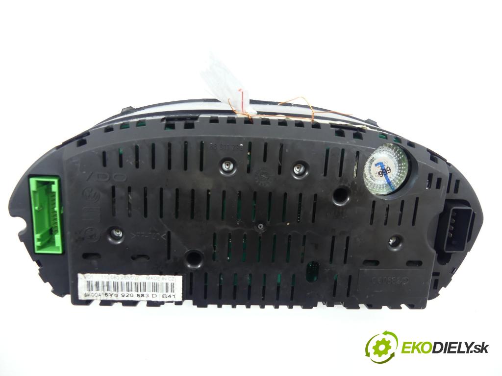 Skoda Fabia I 1999-2007 1.9 TDI 101 hp  74 kW 1900 cm3  prístrojovka  (Přístrojové desky, displeje)