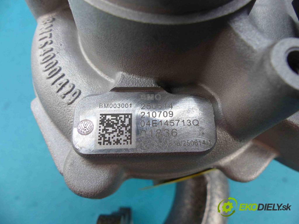 Skoda Octavia III 2013- 1.2 TSI 105 HP  77 kW 1200 cm3  Turbodúchadlo,turbo 04E145713Q (Turbodúchadlá (kompletné))