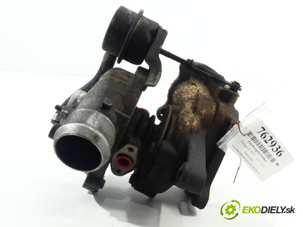 Peugeot 307 2.0 HDI 90 hp  66 kW 2000 cm3  turbo  (Turbodúchadla (kompletní))