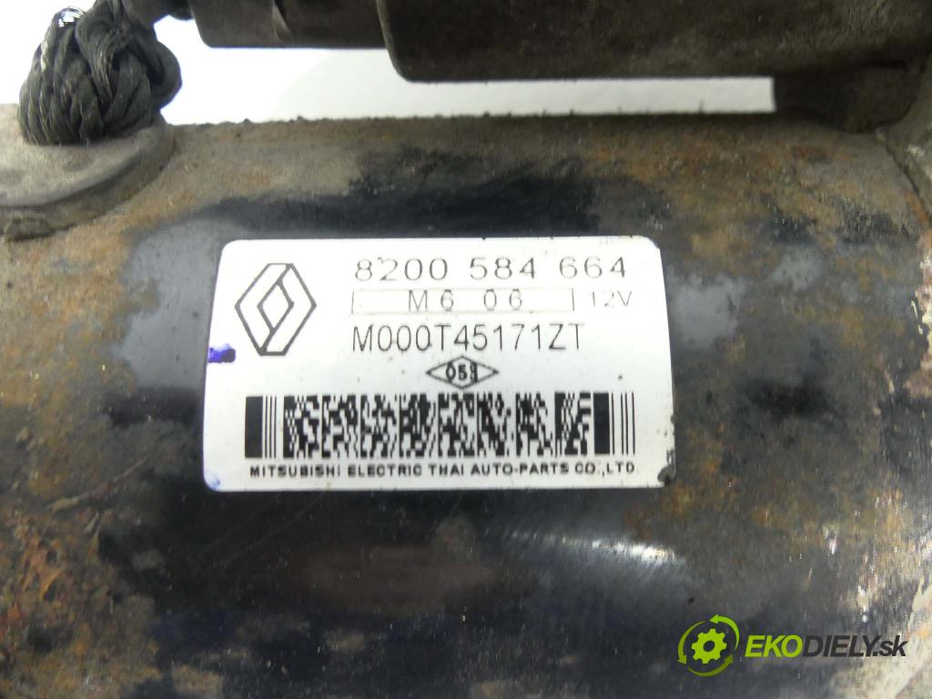 Dacia Logan 1.4 8V 75 HP  55 kW 1400 cm3  Štartér  (Štartéry)